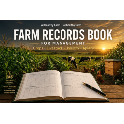 Farm Records Book for Management - All Healthy Farm